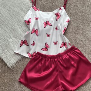 ساتن پروانه سرخابی