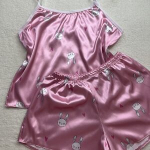 تاپ شلوارک الیکس خرگوشی صورتی