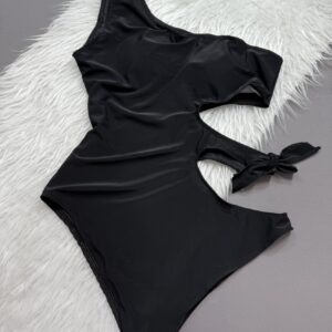 مایو بغل گره ای مشکی