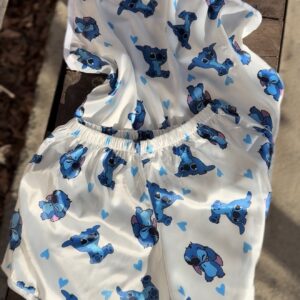 تاپ شلوارک ساتن الیکس استیج